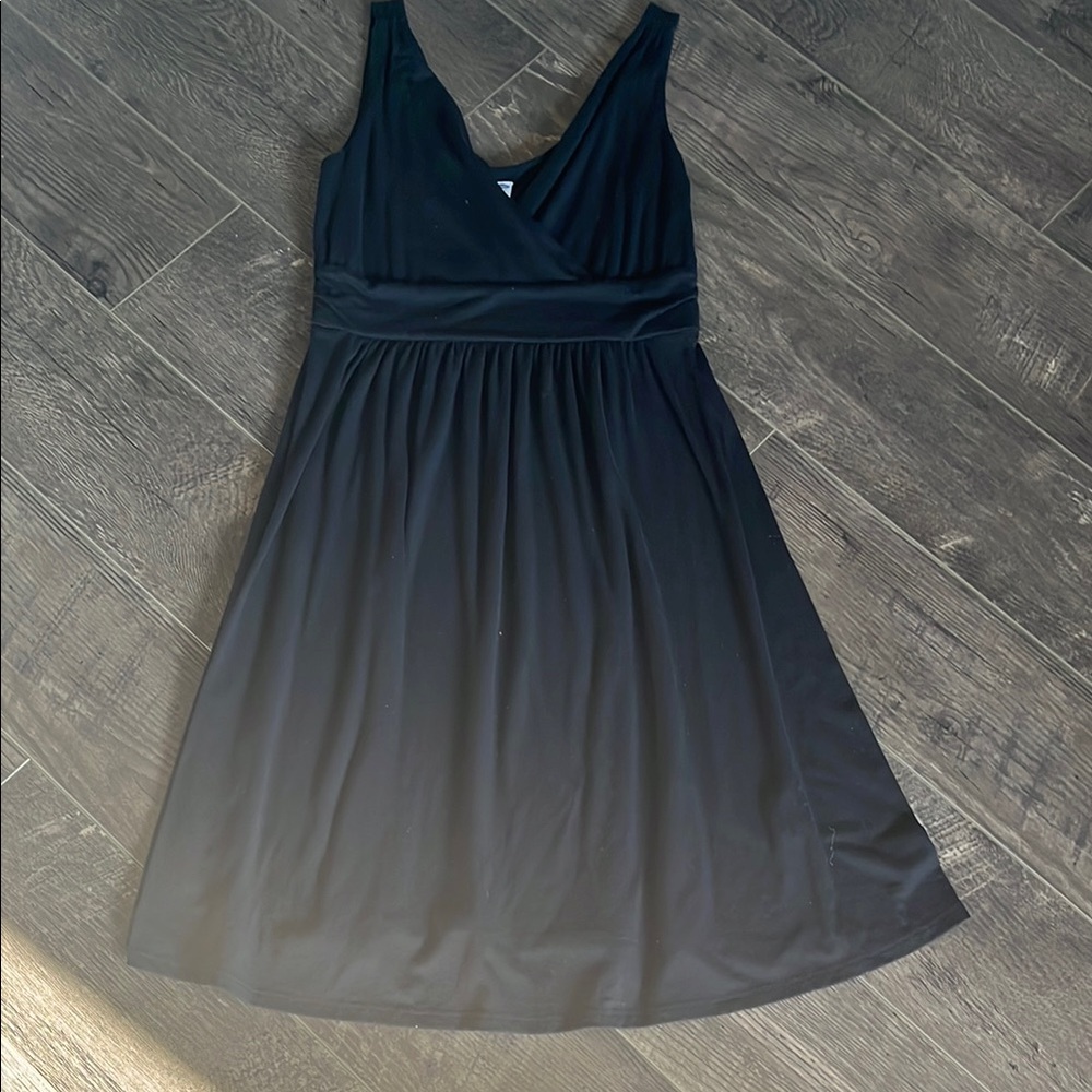 Maternity Elegant Black Sleeveless Dress